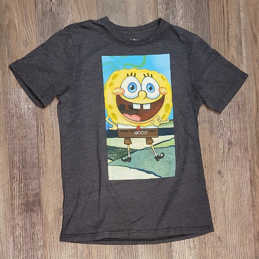 SpongeBob SquarePants Kids Gray T-Shirt XXL